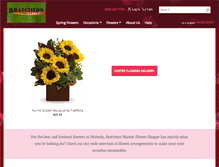 Tablet Screenshot of bratchersflowers.com